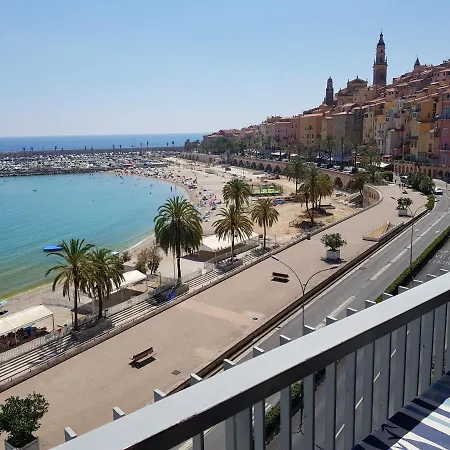 Terrasse Vue Sea View Terrace Etoile De * Menton